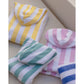 Casilin Badponcho – Candy Pink & amp; White Stripe