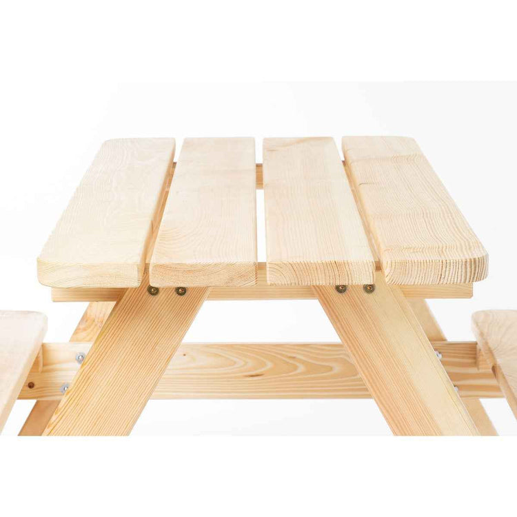Kinderpicknickbank “Nicki Maxi voor 6”, naturel