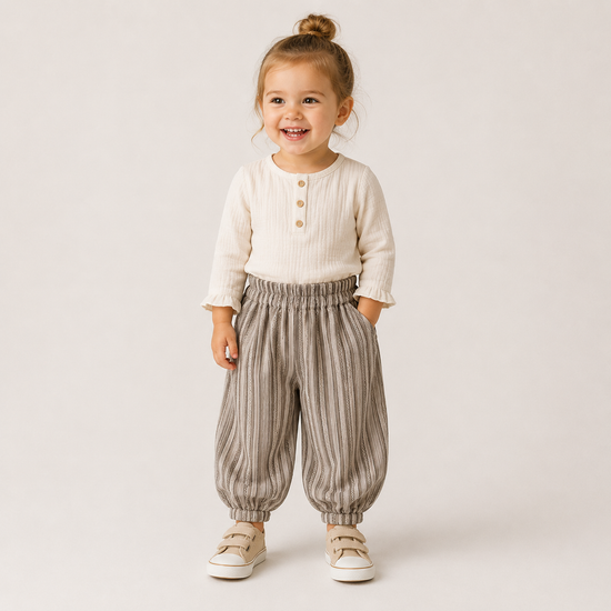 Nova Striped Shorts – La Olivia Kids