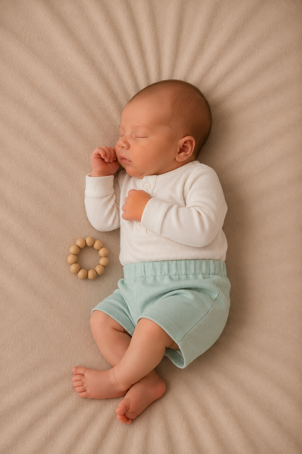Feathers® Shorts Jersey Donkergroen | GOTS | Handgemaakt NL | Unisex | Maat 50/56-98/104 by Feathers®