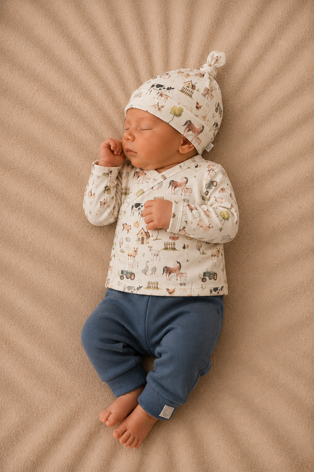 Joggingbroekje Dark Jeans Baby & Kind | Handgemaakt | Maat 44 t/m 104 by Feathers®
