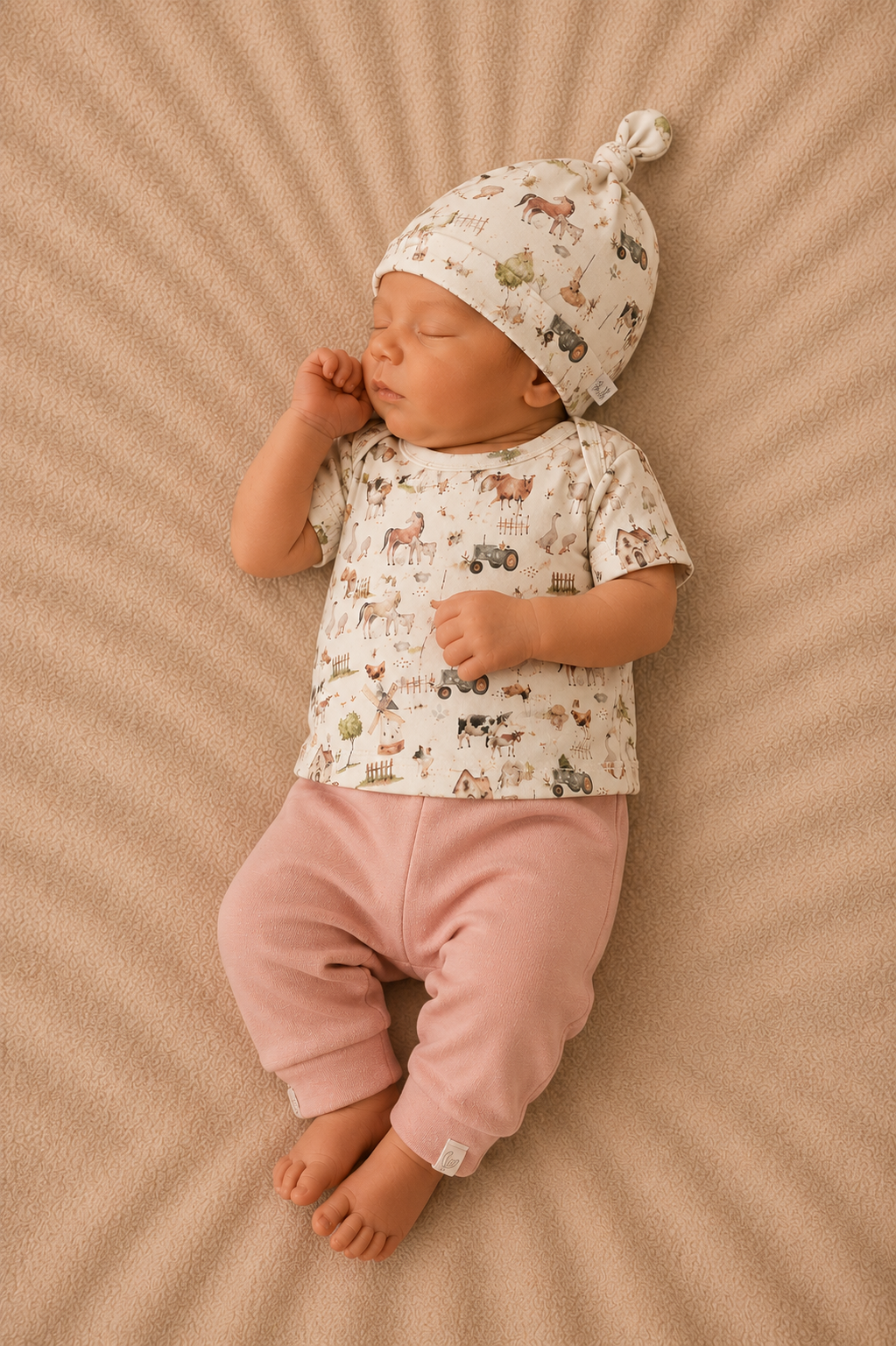 Broekje Jogging Seagreen Baby & Kind | Handgemaakt | Maat 44 t/m 104 by Feathers®
