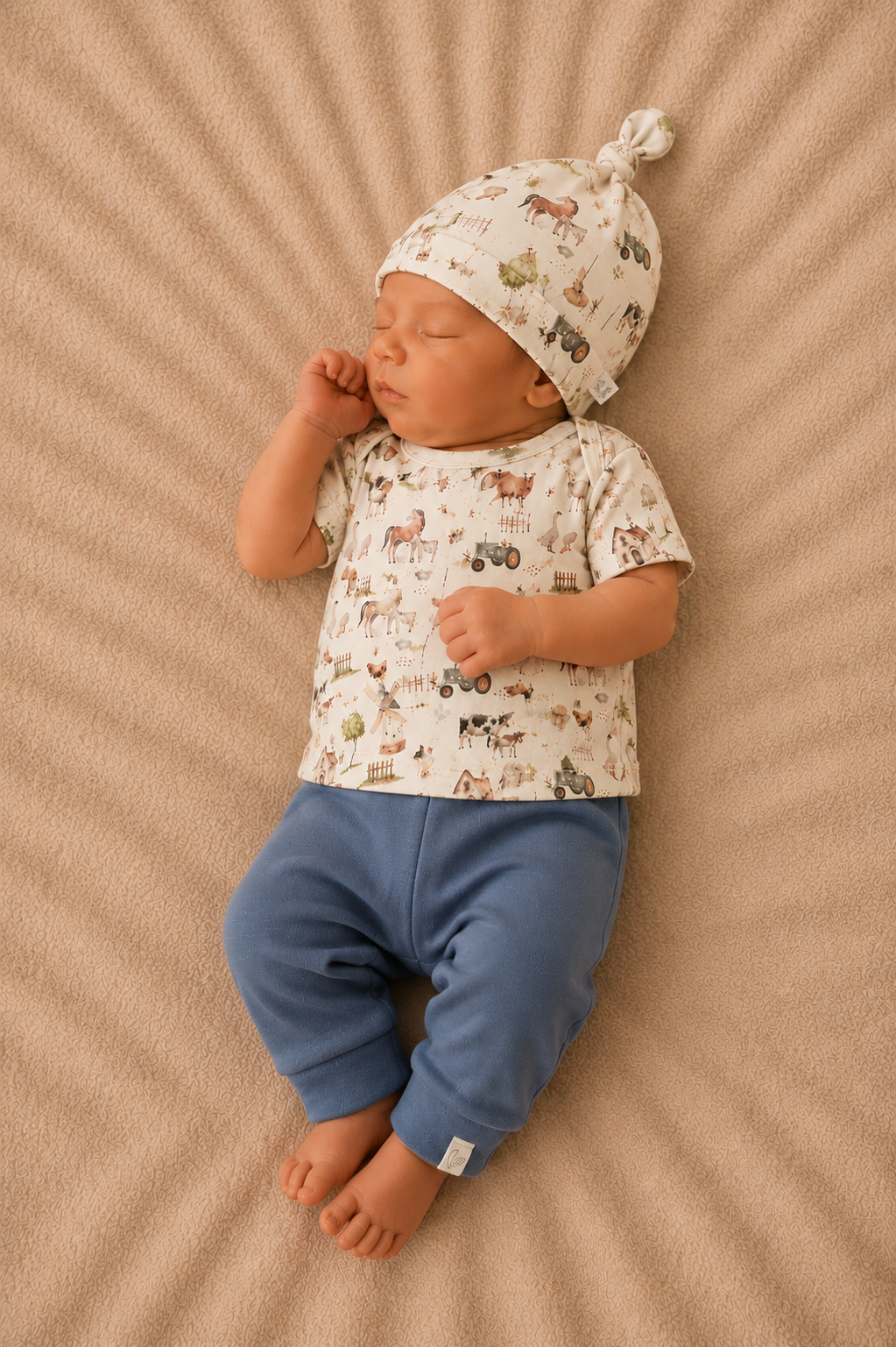 Broekje Jogging Seagreen Baby & Kind | Handgemaakt | Maat 44 t/m 104 by Feathers®