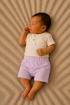 Feathers® Shorts Jersey Oud Roze | GOTS | Handgemaakt NL | Maat 50/56-98/104 by Feathers®