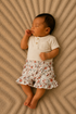 Feathers® Culottes met Ruches | Lente Waterbloem | Handgemaakt Katoen | Maat 50/56-110/116 by Feathers®