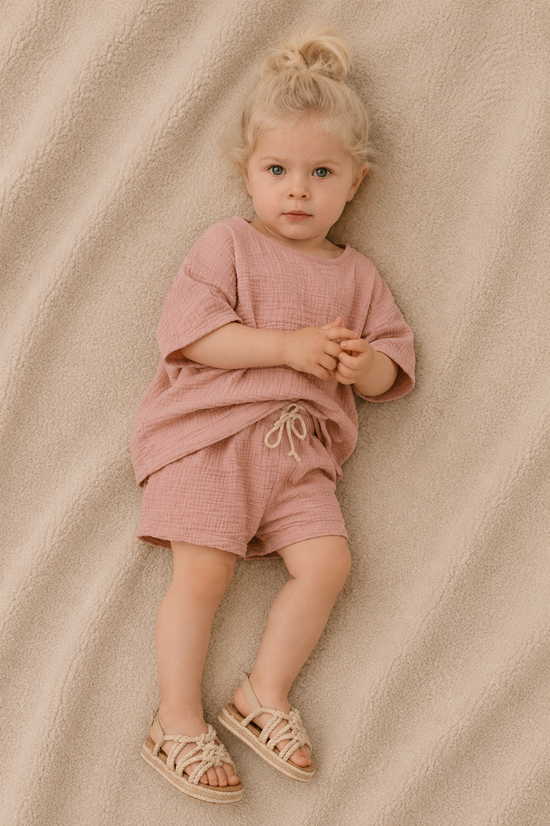 Annie & Charles® Mix & Match Shirt of Broek – 100% Biologisch Katoen | Maat 18-24M t/m 7-8J by Annie&Charles