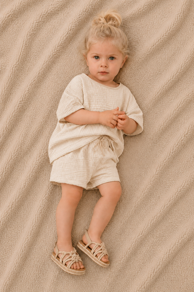 Annie & Charles® Mix & Match Shirt of Broek – 100% Biologisch Katoen | Maat 18-24M t/m 7-8J by Annie&Charles