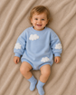 Annie & Charles® Babybloeier met Lange Mouwen | FIORE | Katoen | 0-24M by Annie&Charles