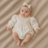 Annie & Charles® LINA Bloomer – Biologisch Katoen met Puntkraag | Baby 3M–24M by Annie&Charles