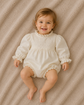 Annie & Charles® LINA Bloomer – Biologisch Katoen met Puntkraag | Baby 3M–24M by Annie&Charles