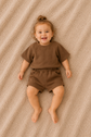 Annie & Charles® Rib-Katoen Set – Shirt & Broekje Uniseks | Kids 12M–8J by Annie&Charles