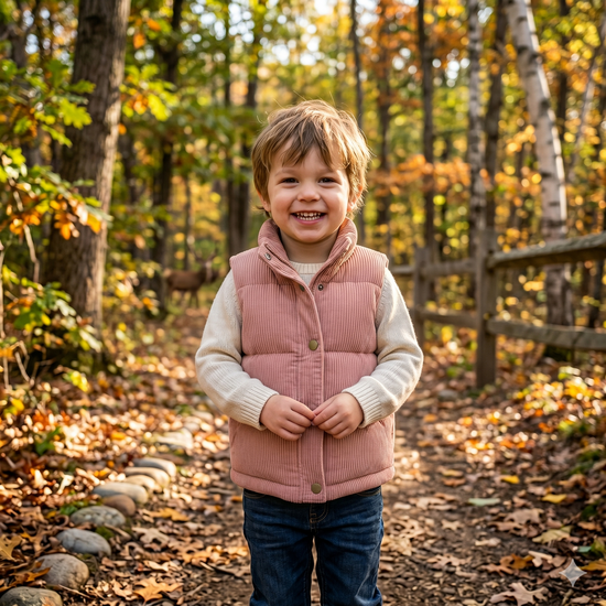 Annie & Charles® corduroy vest