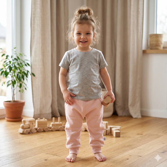 Jogger joggen nude roze