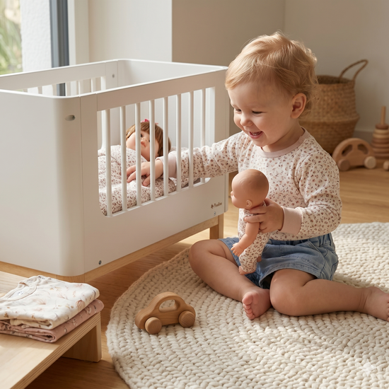 Poppenbedje Malea, 4-delig set voor poppen