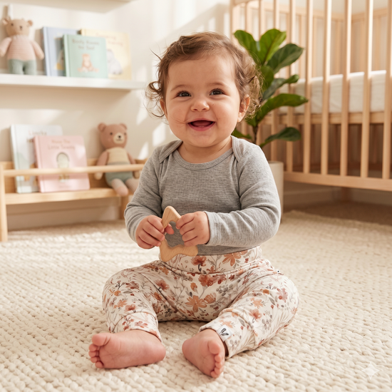 Newborn jogger waterbloem voor stijlvolle en comfortabele babyoutfits