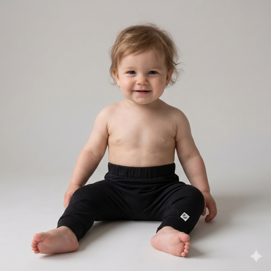 Baggy Terry Zwart - Comfortabele en Trendy Broek voor Elke Gelegenheid