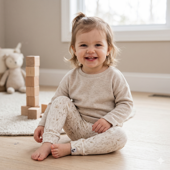 Broekje met natuurprint - stijlvol en comfortabel