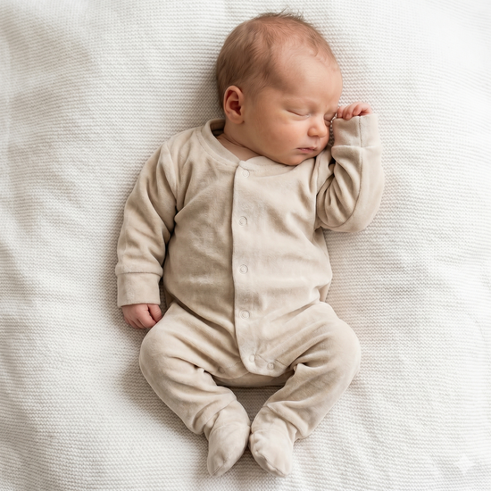 Boxpakje Nicky Lichtbeige - Comfortabel en Stijlvol Baby Outfit