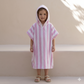 Casilin Badponcho – Candy Pink & amp; White Stripe