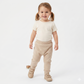 Jogger Pointelle Donkerbeige - Comfortabele en Stijlvolle Broek voor Elke Gelegenheid