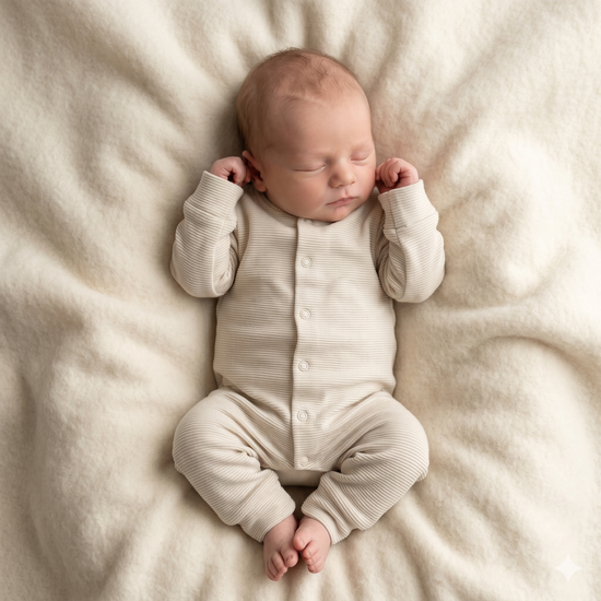 Boxpakje rib beige voor comfortabele en stijlvolle outfits