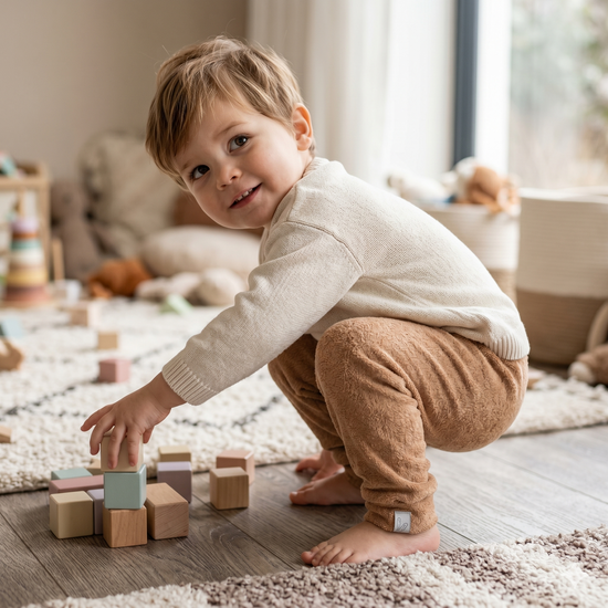 Broekje Badstof Cacao voor Ultiem Comfort en Stijlvolle Outfits - Badstof Broekje Cacao
