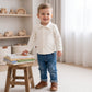 Witte kinderblouse 95% katoen Esjalynn Kids
