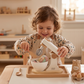 Mamamemo Houten Speelgoed Keukenmachine / Standmixer – Wit