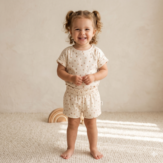 Sterrenbloem Korte broek  & Shirt