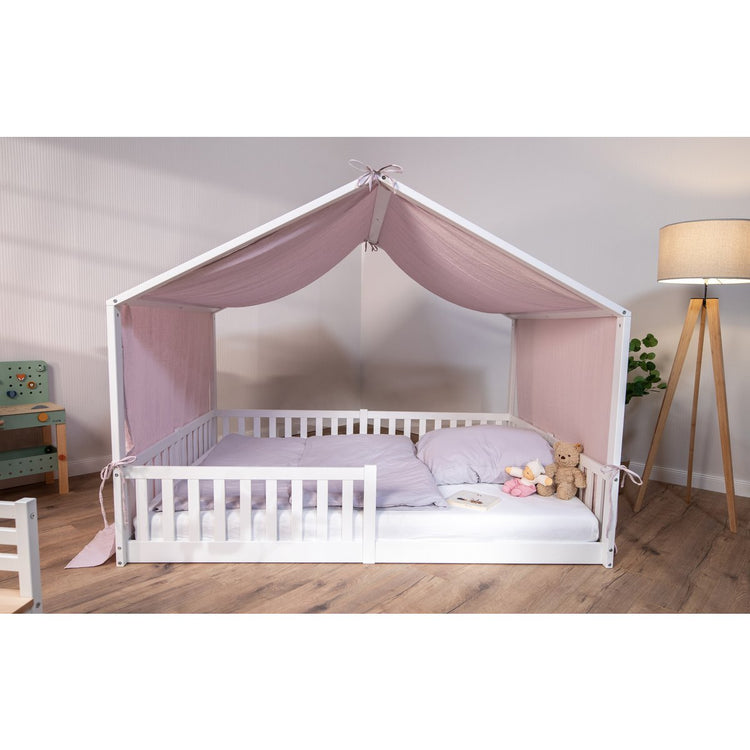 tiSsi® Mousseline Luifel voor Huisbed 120-140x200 cm – Altrosa by tiSsi ® Familie beginnt mit uns™