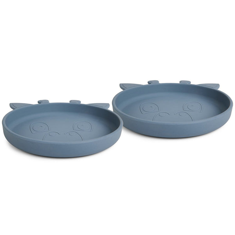 Akila Siliconen Bord Giraf 2-pack | LFGB | Bering Sea | Nuuroo by Nuuroo