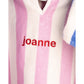 Casilin Badponcho – Candy Pink & amp; White Stripe