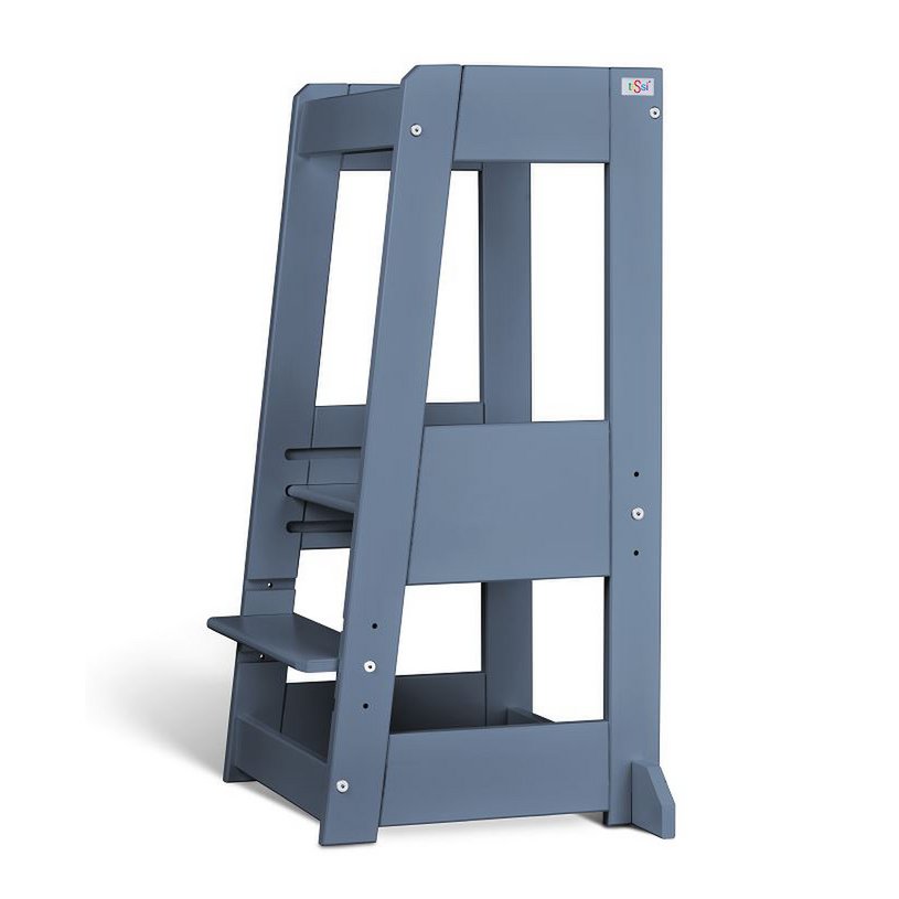 tiSsi® Leertoren FELIX Beuk Duifblauw – In Hoogte Verstelbaar by tiSsi ® Familie beginnt mit uns™