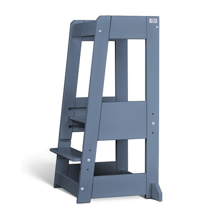 tiSsi® Leertoren FELIX Beuk Duifblauw – In Hoogte Verstelbaar by tiSsi ® Familie beginnt mit uns™