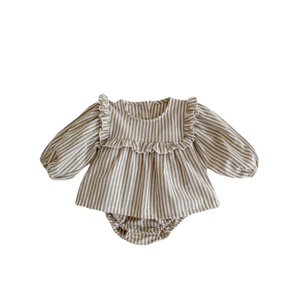 Annie & Charles® gestreepte jurk en slip set