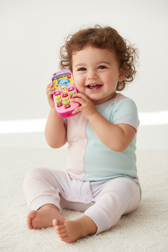VTech Baby Telefoontje Roze – 15 cm by Dagros wholesales