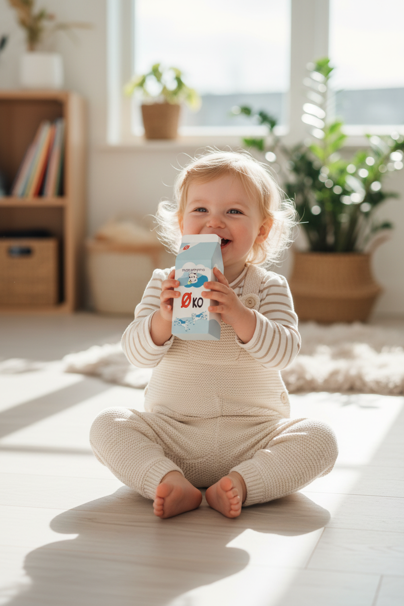 MAMAMEMO Pak Biologische Magere Melk van Hout – Speelgoed Eten by Mamamemo