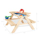 Picknickbank voor kinderen "Matsch-Nicki For 4", natuurlijk