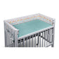 tiSsi® MAXI Nest/Inzet Mint Wonderful World 90x50cm – Zacht & Veilig Bijbed Kussen by tiSsi ® Familie beginnt mit uns™