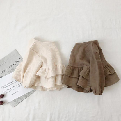 Annie & Charles® mousseline blouse van biologisch katoen LUISA