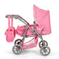 MAMAMEMO® 2-in-1 Poppenwagen & Buggy – De droom van elke poppenouder!