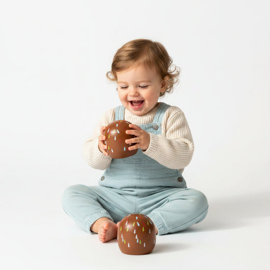 MAMAMEMO® Houten Gebak &amp; Snacks (Bruin/Wit/Geel)