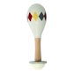 MAMAMEMO® Maracas Wit Harlekin – Houten Babyspeelgoed vanaf 5 Maanden by Mamamemo