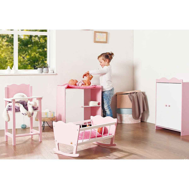 Dolls Cradle "Jasmine", 4 delen