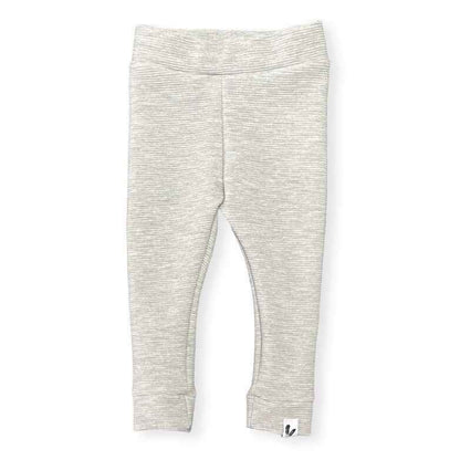 Broekje rib light grey melange