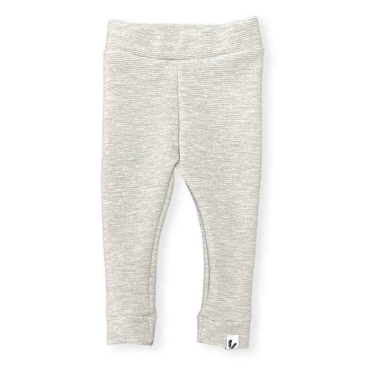 Broekje rib light grey melange