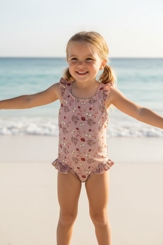 Ariel swim suit-Sand - Flower bee