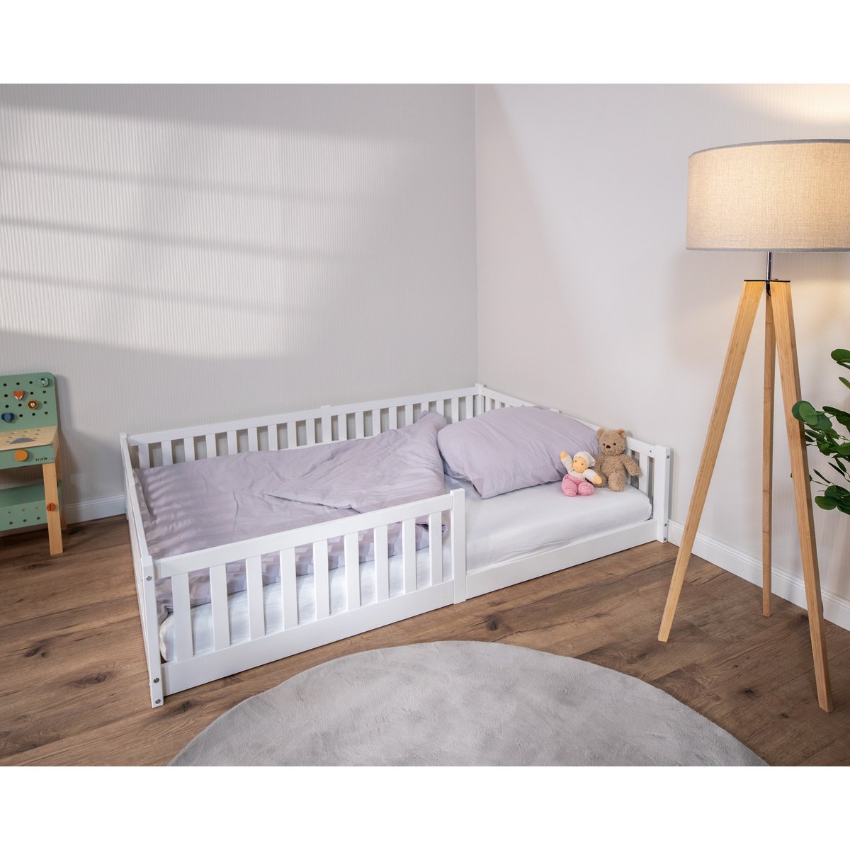 tiSsi® Enno Montessori Huisbed 140x200 cm – Wit Beukenhout by tiSsi ® Familie beginnt mit uns™