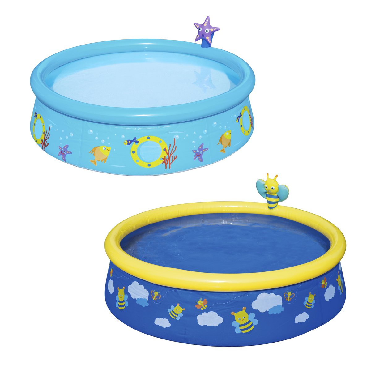 Bestway My First FastSet Zwembad 152x38cm met Sprayfiguur | Kinderzwembad met Watersproeier by Bestway