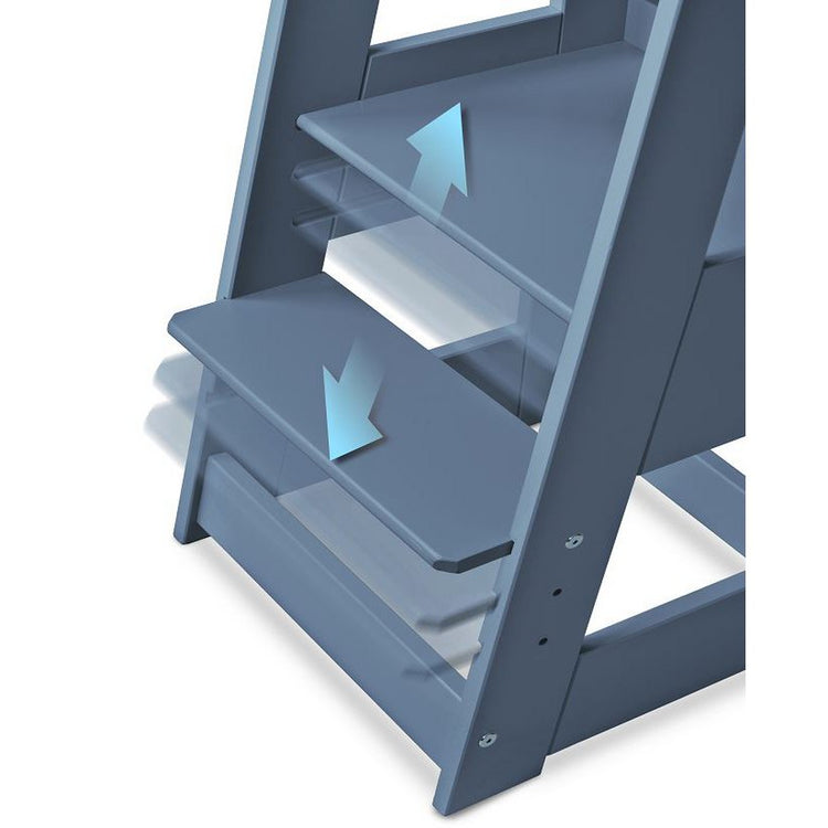 tiSsi® Leertoren FELIX Beuk Duifblauw – In Hoogte Verstelbaar by tiSsi ® Familie beginnt mit uns™